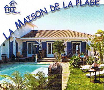 chambres d'hotes avec piscine Andernos-les-Bains en bordure de plage, une étape entre Paris et l'Espagne