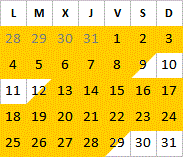 Aout 2025 disponibilités