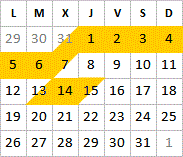 Janvier 2026 disponibilités