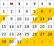 Decembre 2025 Decembre 2025 disponibilités