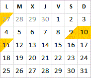 Mai 2026 Mai 2026 disponibilités