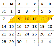 Septembre 2026 disponibilités