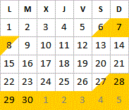 Juin 2026 disponibilités