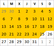 Juillet 2026 disponibilités