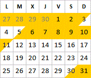 Mai 2026 Mai 2026 disponibilités