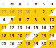 Mai 2026 Mai 2026 disponibilités