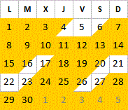 Juin 2026 disponibilités