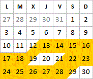 Aout 2026 disponibilités