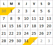 Decembre 2026 disponibilités