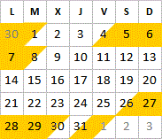 Décembre 2026 Decembre 2026 disponibilités